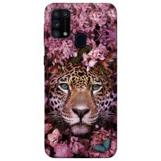 TPU чохол Demsky Леопард в цветах для Samsung Galaxy M31