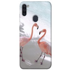 TPU чохол Demsky Flamingos для Samsung Galaxy M11