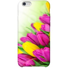 TPU чохол Demsky Красочные тюльпаны для Apple iPhone 6/6s plus (5.5")
