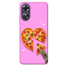 TPU чохол Demsky Pizza Love для Oppo A17