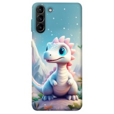 TPU чехол Demsky Білий дракоша для Samsung Galaxy S21+