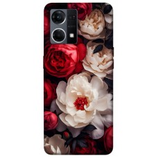 TPU чохол Demsky Velvet roses для Oppo Reno 7 4G