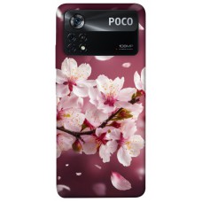 TPU чохол Demsky Sakura для Xiaomi Poco X4 Pro 5G