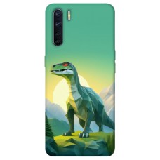 TPU чохол Demsky Динозавр для Oppo A91