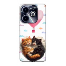 TPU чехол Demsky Animals love 3 для Infinix Hot 40i