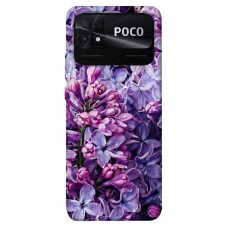 TPU чехол Demsky Violet blossoms для Xiaomi Poco C40