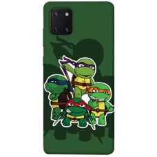 TPU чехол Demsky Green turtles для Samsung Galaxy Note 10 Lite (A81)