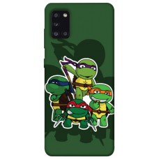 TPU чехол Demsky Green turtles для Samsung Galaxy A31