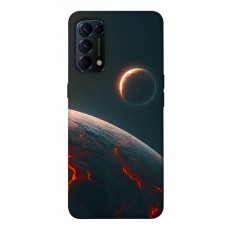 TPU чехол Demsky Lava planet для Oppo Reno 5 4G