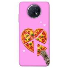 TPU чехол Demsky Pizza Love для Xiaomi Redmi Note 9 5G / Note 9T