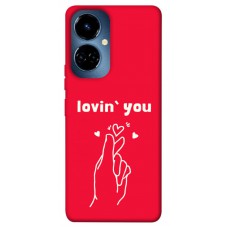 TPU чохол Demsky Loving you для TECNO Camon 19 (CI6n) / 19 Pro (CI8n)