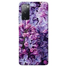 TPU чехол Demsky Violet blossoms для Samsung Galaxy S20 FE