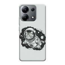 TPU чохол Demsky Кіт космонавт для Xiaomi Redmi Note 13 4G