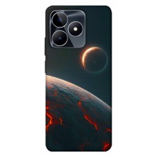 TPU чехол Demsky Lava planet для Realme C53