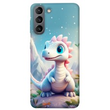 TPU чехол Demsky Білий дракоша для Samsung Galaxy S21