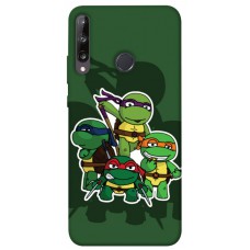 TPU чохол Demsky Green turtles для Huawei P40 Lite E / Y7p (2020)