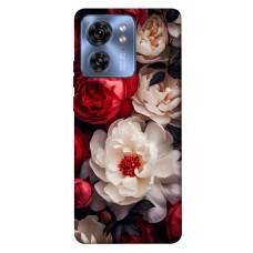 TPU чехол Demsky Velvet roses для Motorola Edge 40