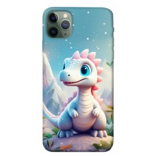 TPU чехол Demsky Білий дракоша для Apple iPhone 11 Pro Max (6.5")