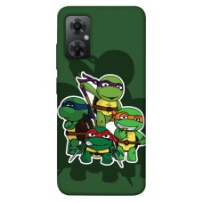 TPU чехол Demsky Green turtles для Xiaomi Redmi Note 11R