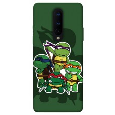 TPU чехол Demsky Green turtles для OnePlus 8