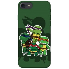 TPU чехол Demsky Green turtles для Apple iPhone 7 / 8 (4.7")