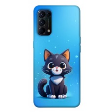 TPU чехол Demsky Кошеня для Oppo Reno 5 4G