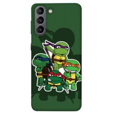 TPU чехол Demsky Green turtles для Samsung Galaxy S21