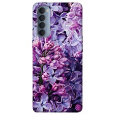 TPU чехол Demsky Violet blossoms для Oppo Reno 4 Pro