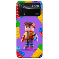 TPU чехол Demsky Colorful constructor для Xiaomi Poco X4 Pro 5G