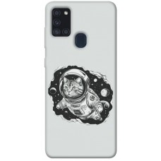 TPU чохол Demsky Кіт космонавт для Samsung Galaxy A21s