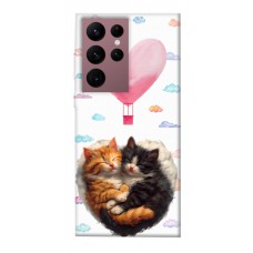 TPU чохол Demsky Animals love 3 для Samsung Galaxy S22 Ultra