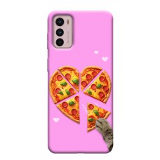 TPU чехол Demsky Pizza Love для Motorola Moto G42