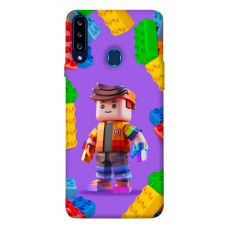 TPU чохол Demsky Colorful constructor для Samsung Galaxy A20s