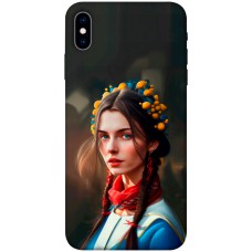 TPU чохол Demsky Lady style 1 для Apple iPhone X (5.8")