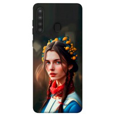 TPU чохол Demsky Lady style 1 для Samsung Galaxy A21