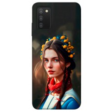 TPU чехол Demsky Lady style 1 для Samsung Galaxy A03s