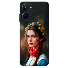 TPU чехол Demsky Lady style 1 для Realme 10 4G