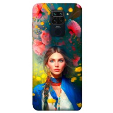 TPU чехол Demsky Lady style 2 для Xiaomi Redmi Note 9 / Redmi 10X