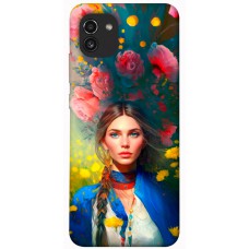 TPU чехол Demsky Lady style 2 для Samsung Galaxy A03