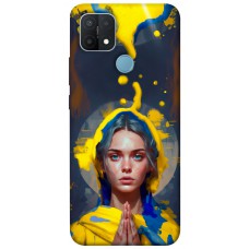 TPU чехол Demsky Lady style 3 для Oppo A15s / A15