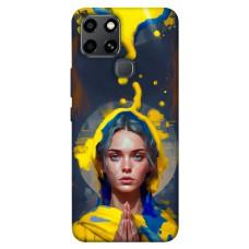 TPU чехол Demsky Lady style 3 для Infinix Smart 6