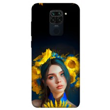 TPU чехол Demsky Lady style 7 для Xiaomi Redmi Note 9 / Redmi 10X