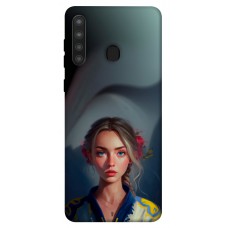 TPU чохол Demsky Lady style 8 для Samsung Galaxy A21