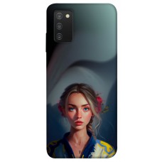 TPU чехол Demsky Lady style 8 для Samsung Galaxy A03s