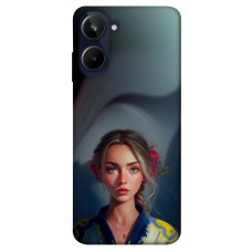 TPU чехол Demsky Lady style 8 для Realme 10 4G