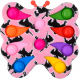 Антистрес с 45642 (200) pop it simple dimple 17 см, 10 пухирець, в кульці