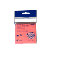 Блок для приміток Neon, 76x76 мм, 80 аркушів (В асортименті)
