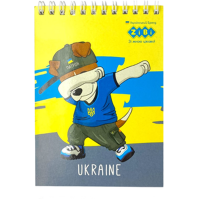 Блокнот на пружині зверху Patriot Spirit KIDS Line, А6, 40 аркушів, картонна обкладинка (В асортименті)