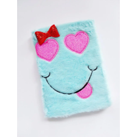 Блокнот пухнастий Love Smile, А5, 80 аркушів, клітинка, 80 г/м² (В асортименті)