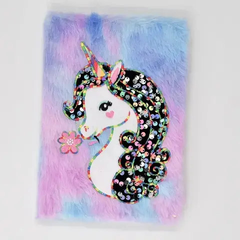 Блокнот пухнастий Unicorn, А5, 80 аркушів, 70 г/м² (В асортименті)